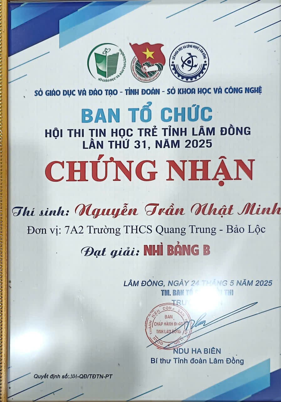 Regional Youth Informatics - 2nd Prize