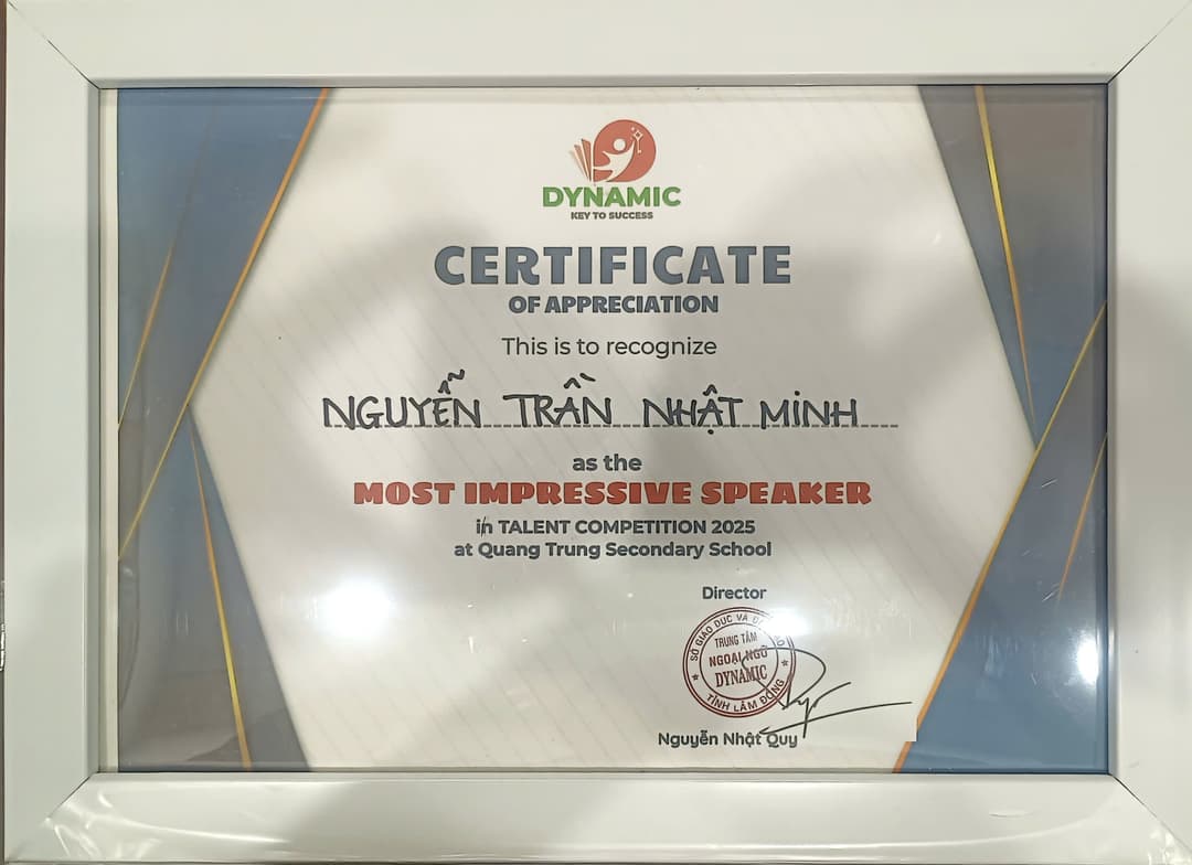 Most Impressive Speaker - Talent Competition