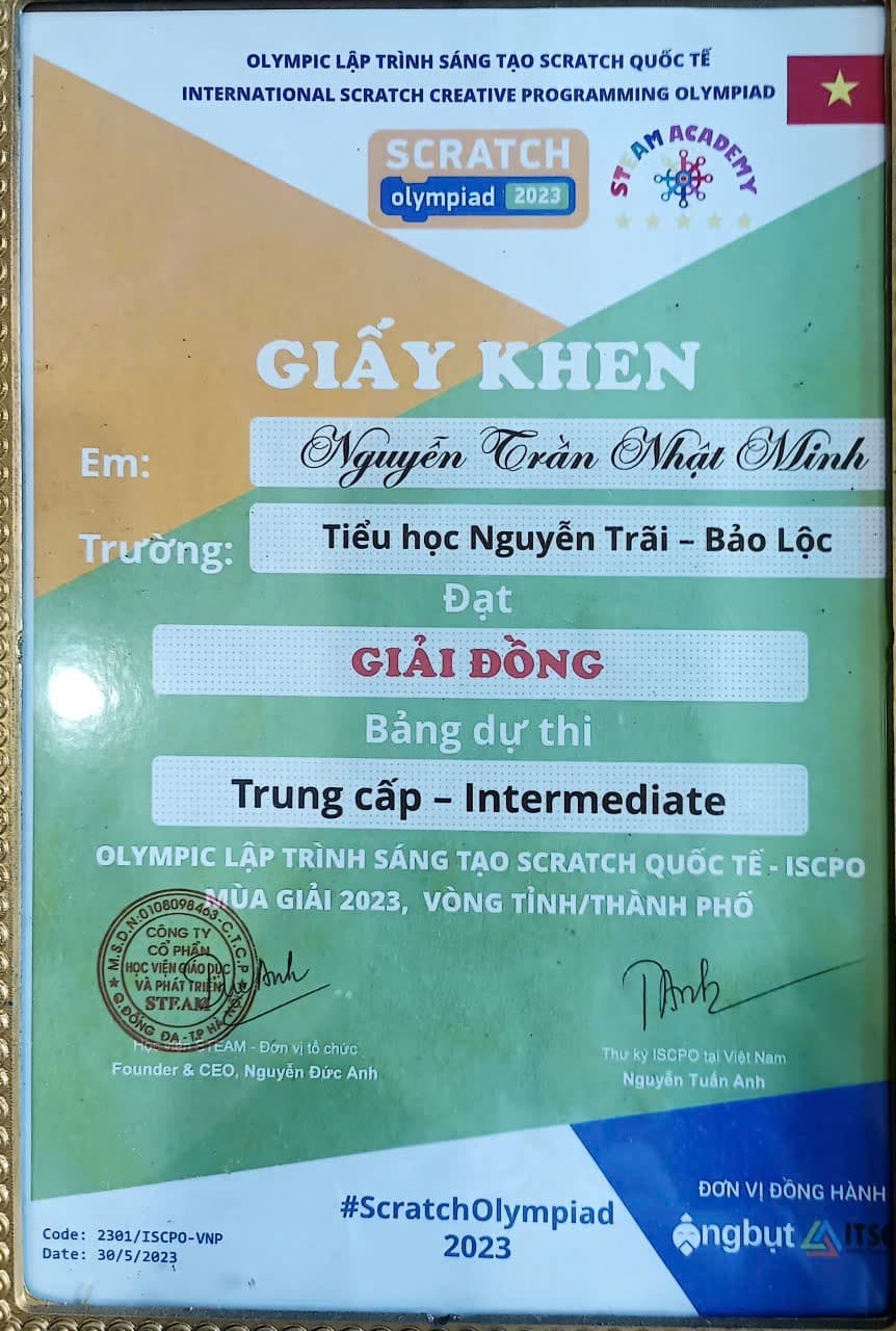 ISCPO National - Gold Prize